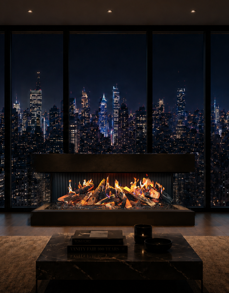 Amantii Signature MultiView-Holo 55" Built-In Electric Fireplace