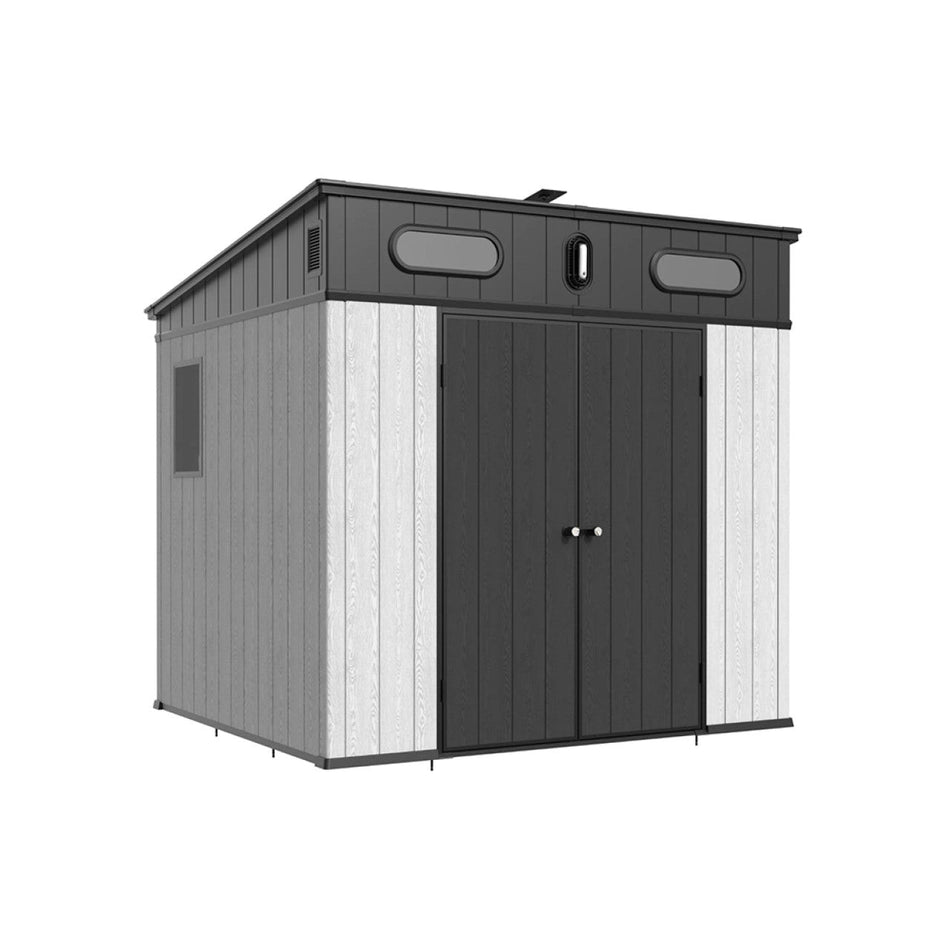 Aleko Outdoor Shed with Pent Roof (8x7-ft.)