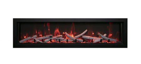 Remii Deep with birch log set orange flame