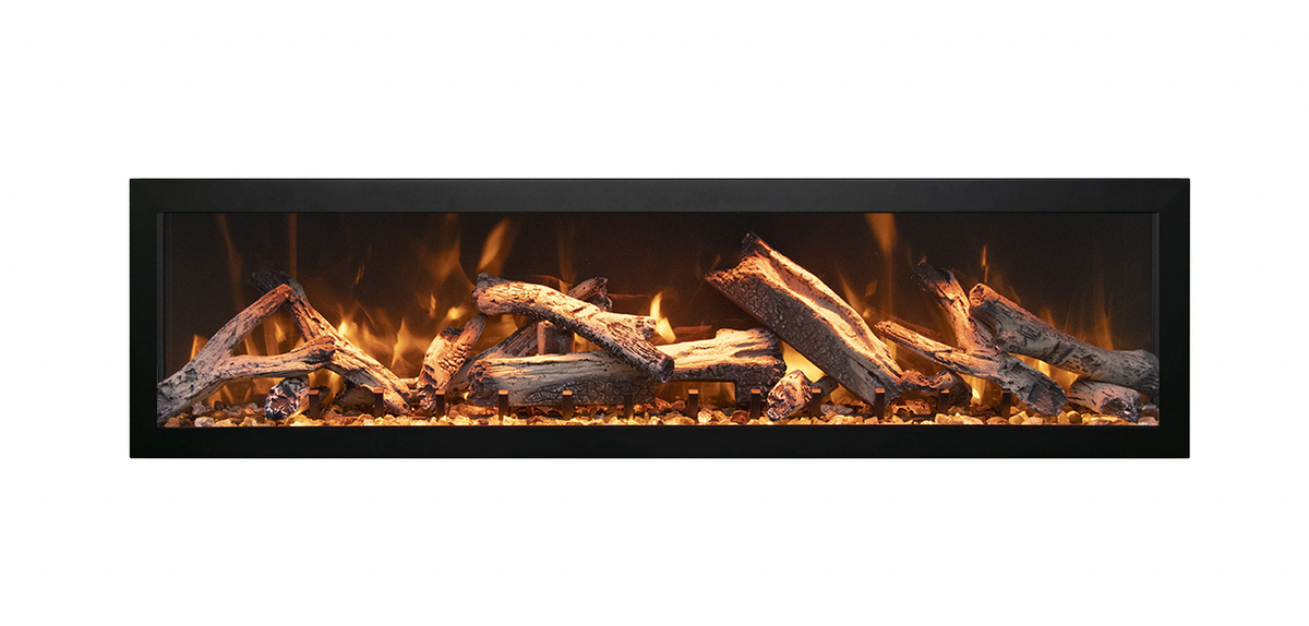 Remii Deep with new log set yellow and orange flame