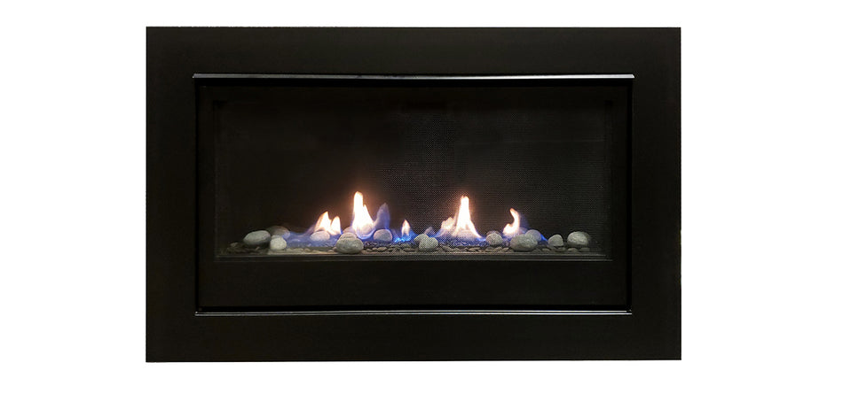 Sierra Flame Boston 36 Builders Linear Gas Fireplace