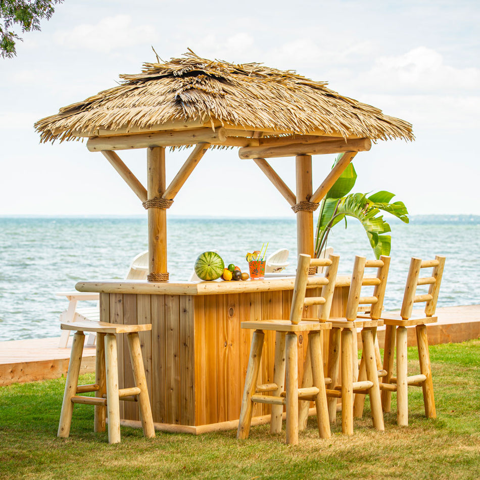 LeisureCraft Tropical Paradise Tiki Bar