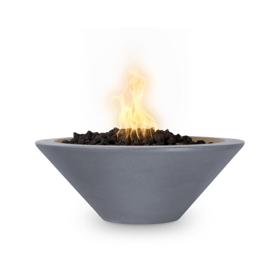 The Outdoor Plus 48" Cazo GFRC Concrete Round Fire Bowl (Gray)