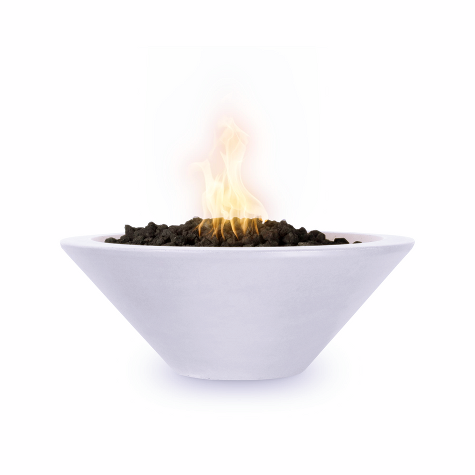 The Outdoor Plus 24" Cazo GFRC Concrete Round Fire Bowl (Metallic Copper)