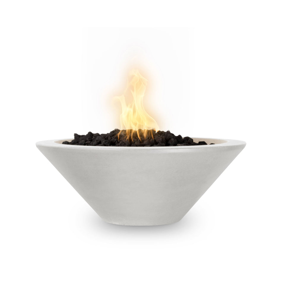 The Outdoor Plus 24" Cazo GFRC Concrete Round Fire Bowl (Limestone)