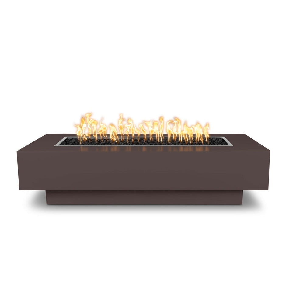 The Outdoor Plus 84" Coronado Steel Rectangle Fire Pit Table (Java)