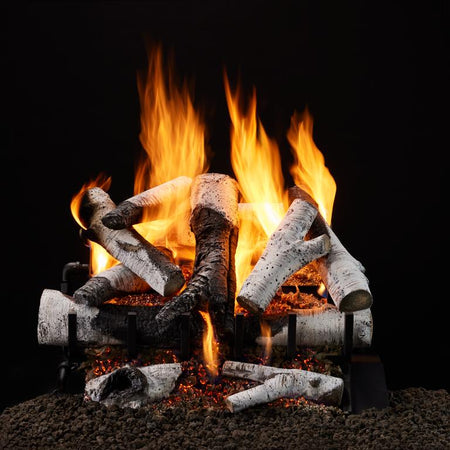 Majestic 3-Tier Stadium cement log set, Grand Birch species