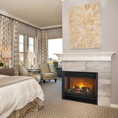 Majestic 36-inch corner direct vent gas fireplace, second view