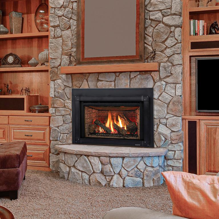 Majestic Trilliant lifestyle fieldstone surround