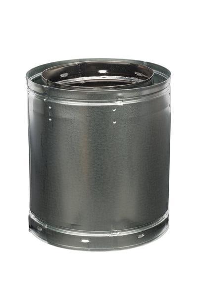 Majestic SL300 8-inch chimney pipe section, 12 inch length