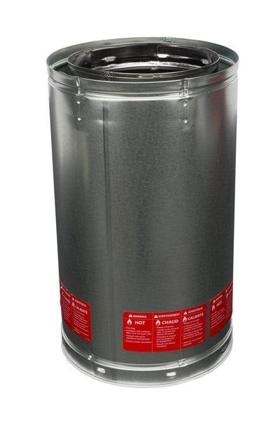Majestic SL300 8-inch chimney pipe section, 18 inch length