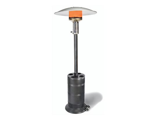 Sunstar PHJ40 hammertone black and silver propane standing patio heater