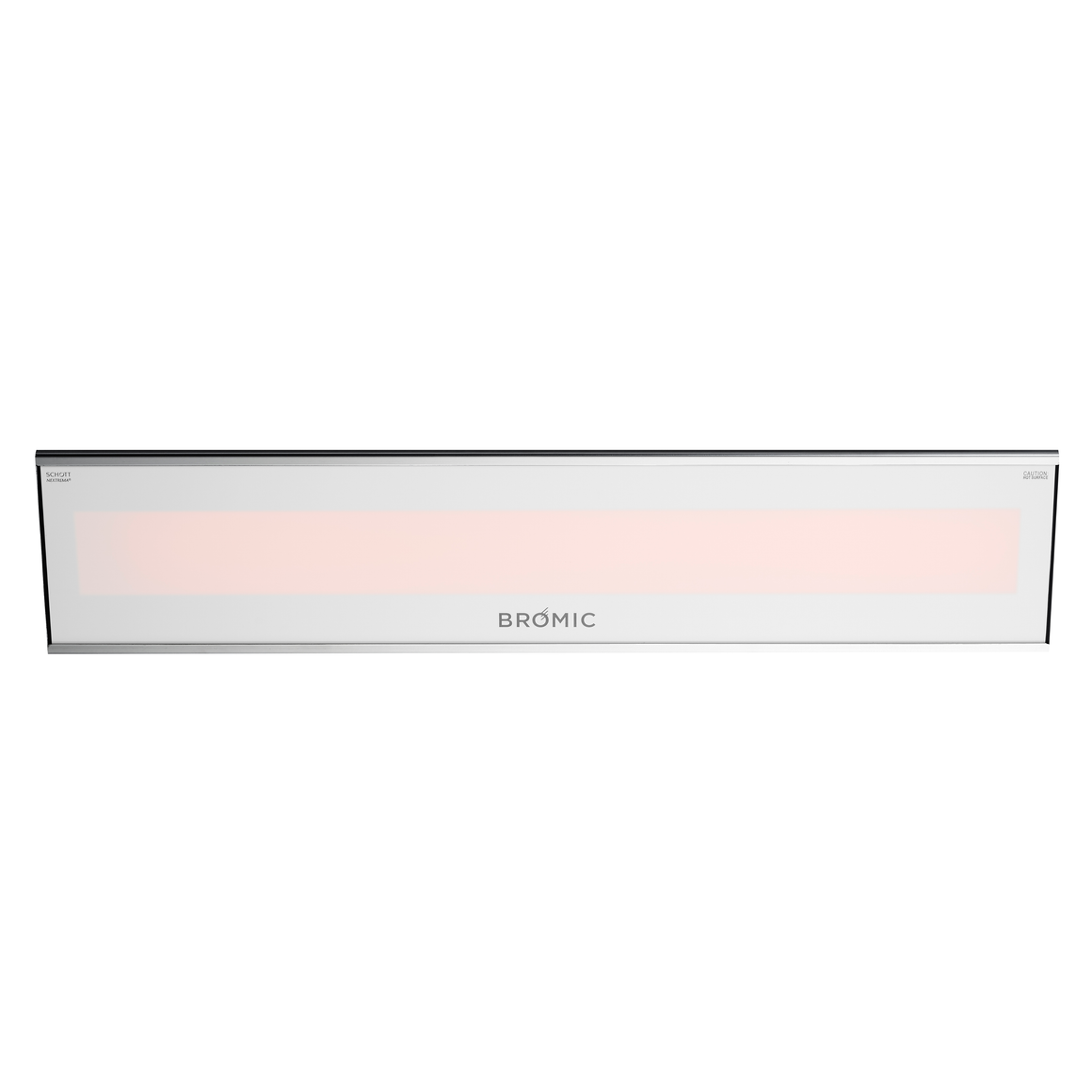 Bromic Platinum Smart-Heat Electric 4500W Patio Heater - white finish, on