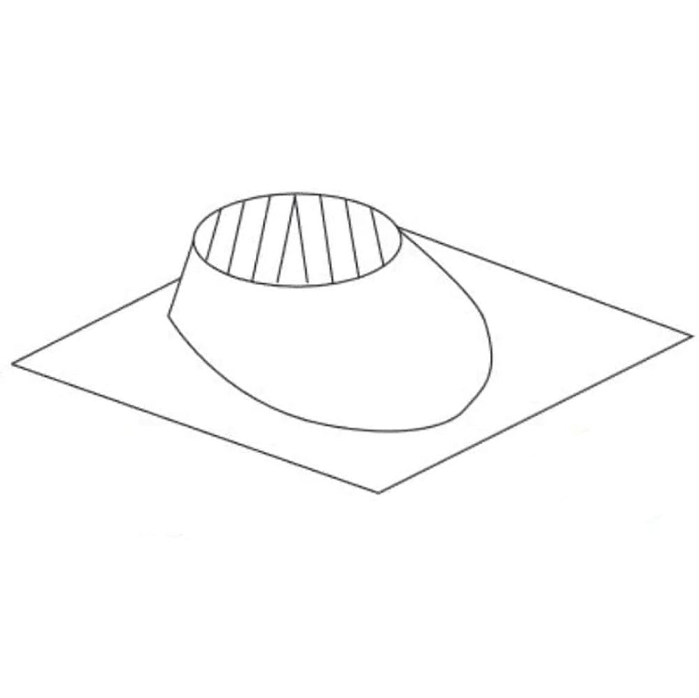 Majestic SL1100 roof flashing, 0/12 to 6/12 pitch