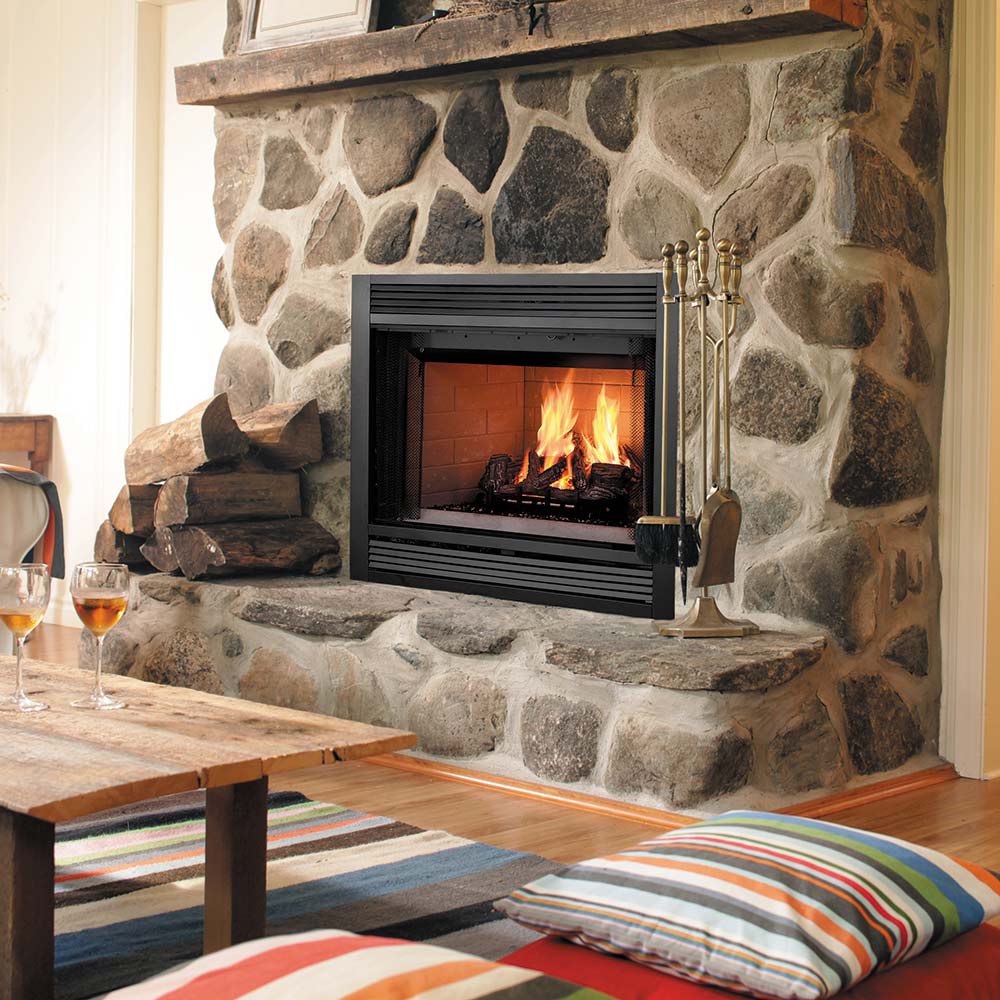 Majestic Sovereign wood burning fireplace, second view