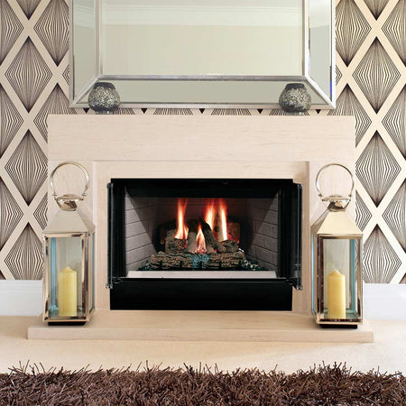 Majestic Sovereign radiant wood burning fireplace