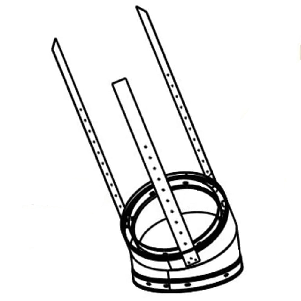 Majestic SL300 30 degree chimney elbow kit