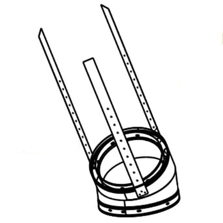 Majestic SL300 30 degree chimney elbow kit