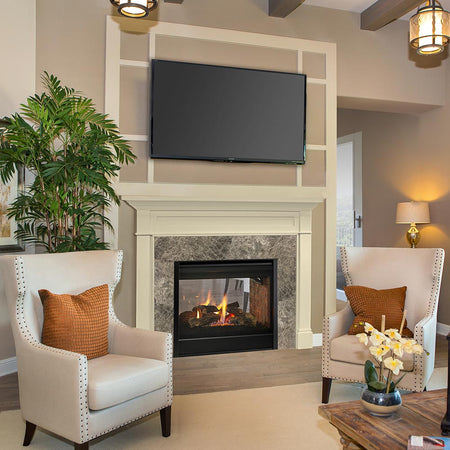 Majestic 36-inch see-through direct vent gas fireplace, second view
