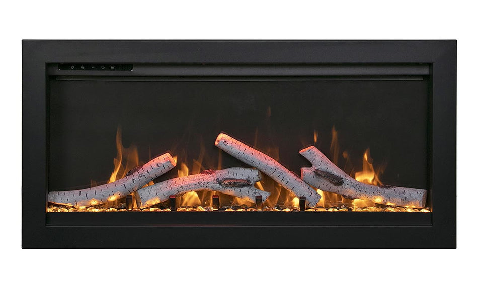 Amantii Symmetry Bespoke 88" Electric Fireplace