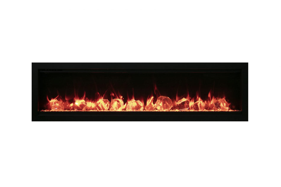 Amantii Symmetry Bespoke 100" Electric Fireplace