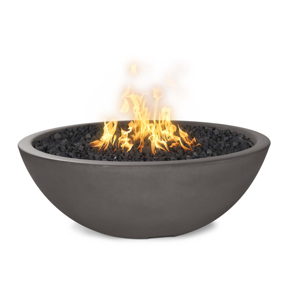 The Outdoor Plus 60" Sedona GFRC Concrete Fire Pit (Chestnut)