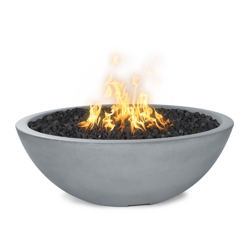 The Outdoor Plus 60" Sedona GFRC Concrete Fire Pit (Gray)