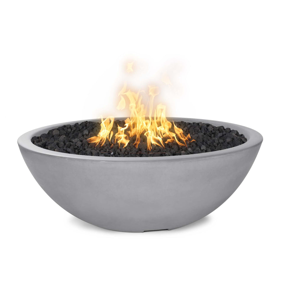 The Outdoor Plus 48" Sedona GFRC Concrete Round Fire Pit (Natural Gray)