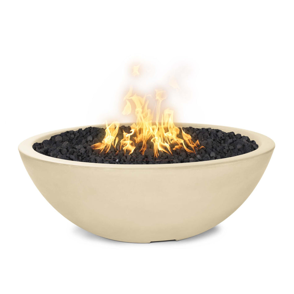 The Outdoor Plus 60" Sedona GFRC Concrete Fire Pit (Vanilla)