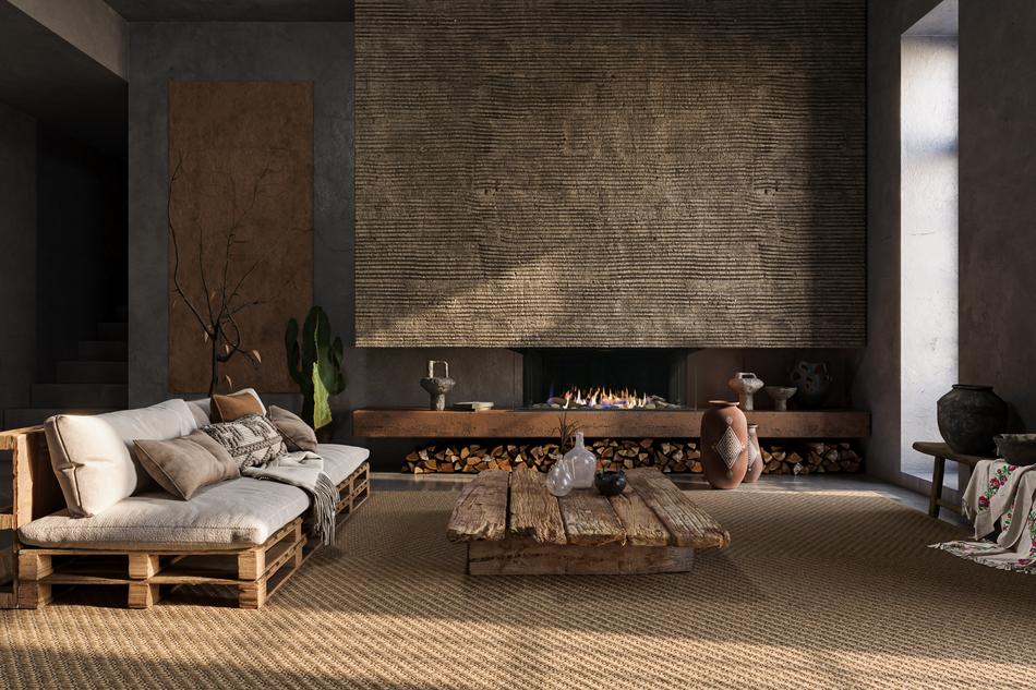 Sierra Flame Toscana 48" 3-Sided Peninsula Gas Fireplace