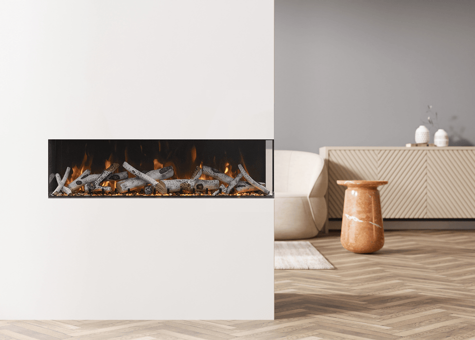 Amantii Tru View Deep 72" Electric Fireplace