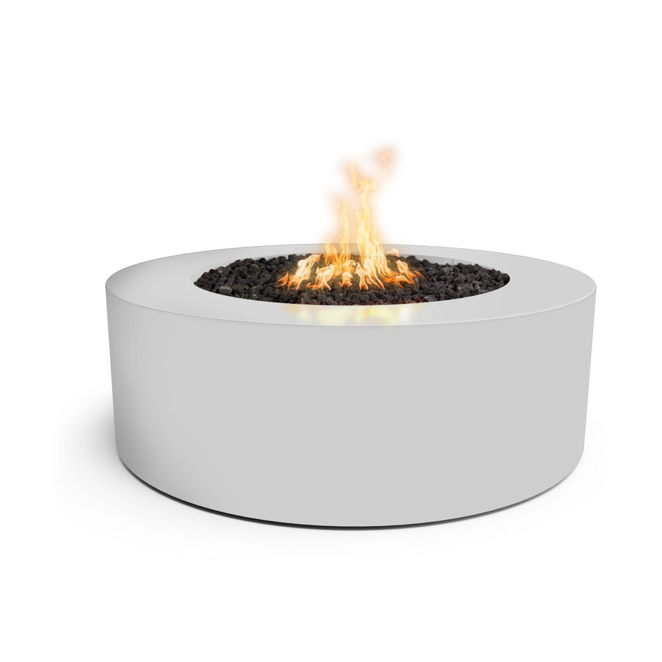 The Outdoor Plus 72" Unity Round Fire Pit (White)