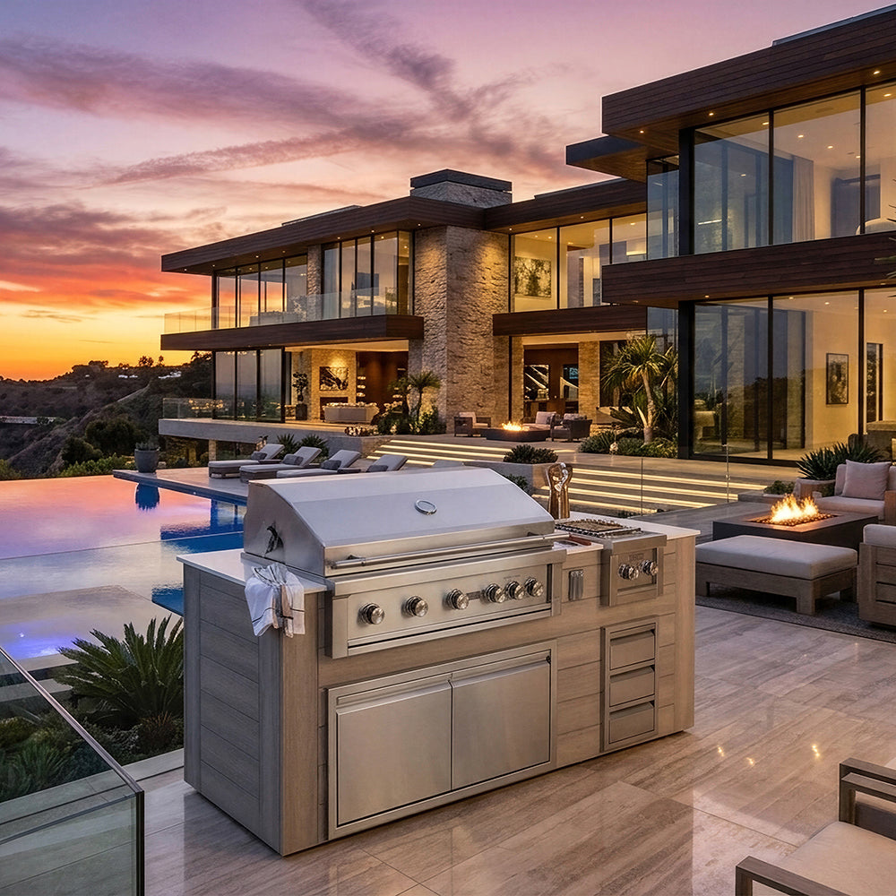 Videl 96" Pacific Collection BBQ Island lifestyle