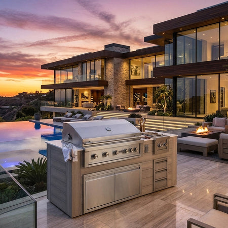 Videl 96" Pacific Collection BBQ Island lifestyle