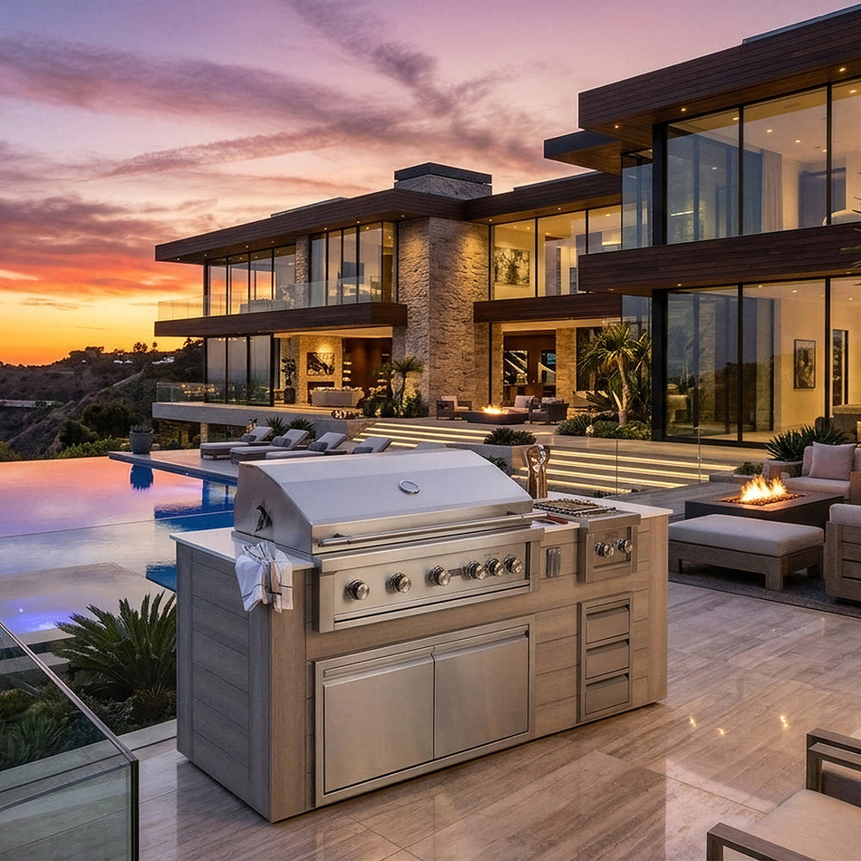 Videl 96" Pacific Collection BBQ Island lifestyle
