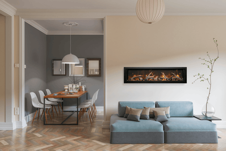 Remii Deep Built-In Electric Fireplace installed