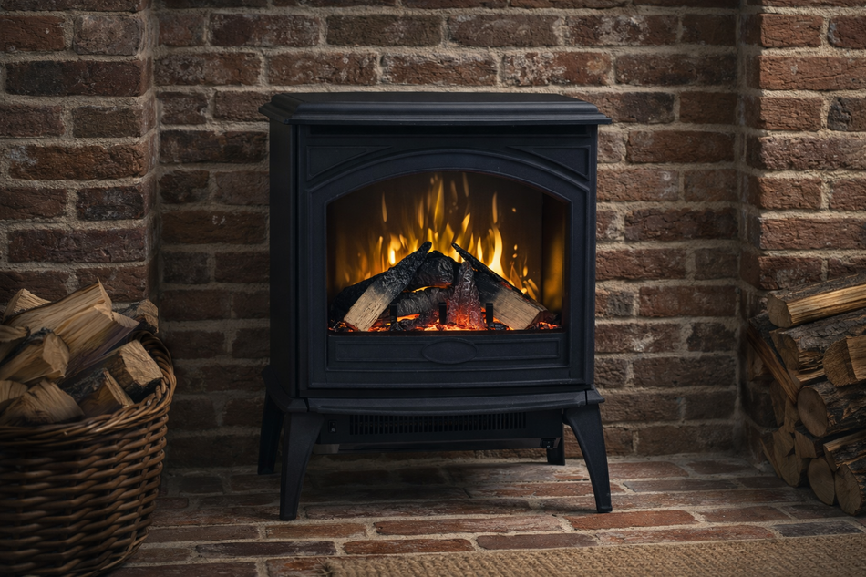 Amantii Lynwood Cast Iron 50" Freestanding Electric Stove
