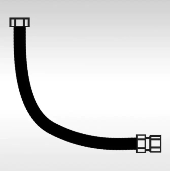 Sunstar stainless steel gas connector for patio heaters