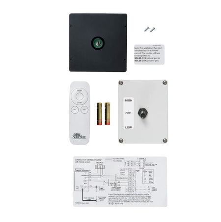 Sunstar remote control kit for Glass Series patio heaters