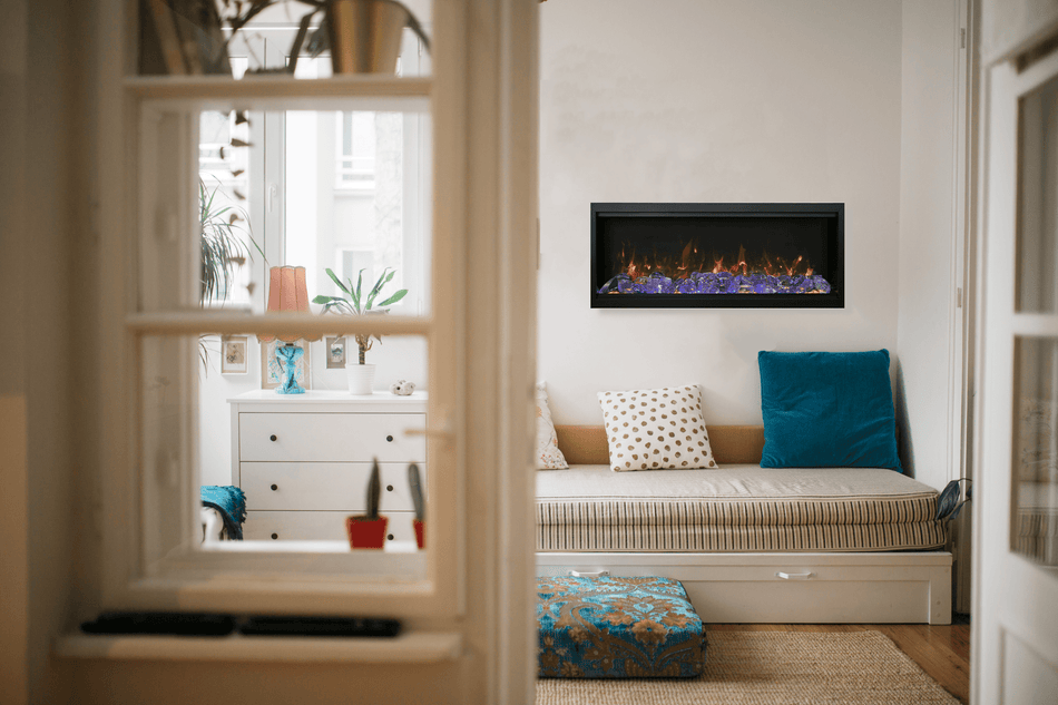Amantii Symmetry Xtratall 74" Electric Fireplace