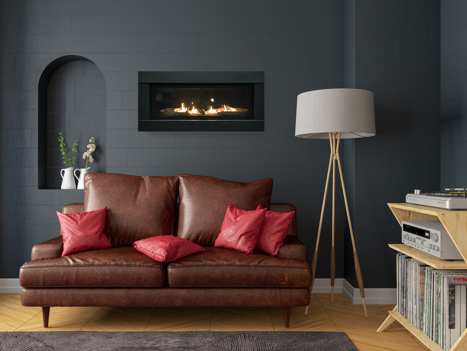 Sierra Flame Stanford 55" Direct Vent Linear Gas Fireplace