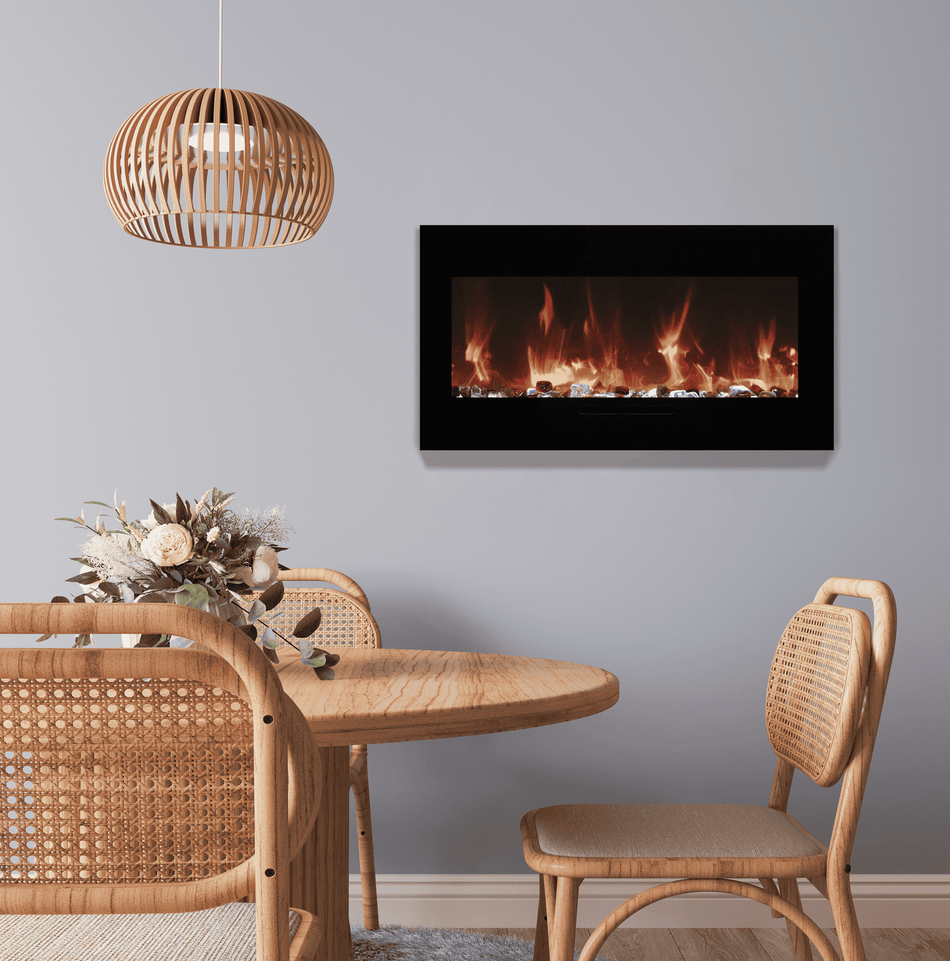 Amantii Flush Mount 88" Electric Fireplace